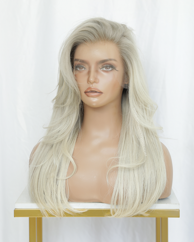 N248 Ash Blonde Ready to Wear  Glueless Wigs